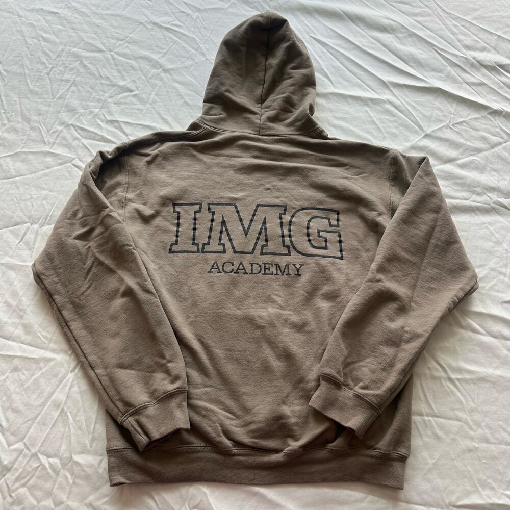 IMG Academy Light Brown Graphic Hoodie- S - Picture 2 of 8